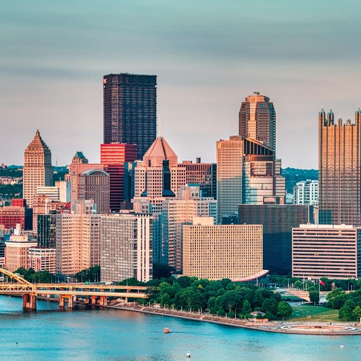 Sunset outdoors in United States